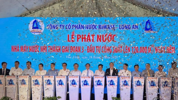 Nhân dân vùng hạ Tây Ninh không còn thiếu nước sinh hoạt trong mùa khô